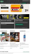 How sligro.nl looks like on a mobile device such as an iPhone.