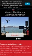 How slingbox.com looks like on a mobile device such as an iPhone.