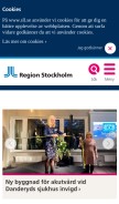 How sll.se looks like on a mobile device such as an iPhone.