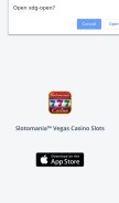 How slotomania.com looks like on a mobile device such as an iPhone.