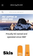 How smallplanetsports.com looks like on a mobile device such as an iPhone.