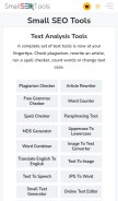 How smallseotools.com looks like on a mobile device such as an iPhone.