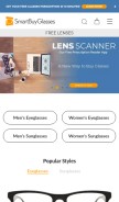 How smartbuyglasses.com looks like on a mobile device such as an iPhone.