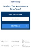 How smartcarcoverage.com looks like on a mobile device such as an iPhone.