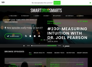 How smartdrugsmarts.com looks like on a tablet such as an iPad.