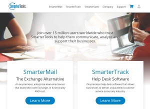 How smartertools.com looks like on a tablet such as an iPad.