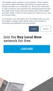 How smartetailing.net looks like on a mobile device such as an iPhone.