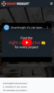 How smartinsight.co looks like on a mobile device such as an iPhone.