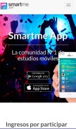 How smartmeapp.com looks like on a mobile device such as an iPhone.