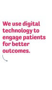 How smartpatient.eu looks like on a mobile device such as an iPhone.