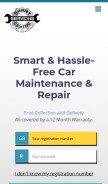 How smartservicingcentre.co.uk looks like on a mobile device such as an iPhone.