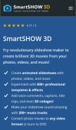 How smartshow-software.com looks like on a mobile device such as an iPhone.