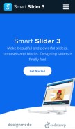 How smartslider3.com looks like on a mobile device such as an iPhone.