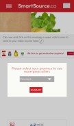 How smartsource.ca looks like on a mobile device such as an iPhone.