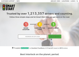 How smartstartinc.com looks like on a tablet such as an iPad.