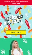 How smartsweets.com looks like on a mobile device such as an iPhone.