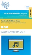 How smc.edu looks like on a mobile device such as an iPhone.
