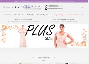 How smcfashion.com looks like on a tablet such as an iPad.