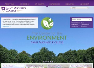 How smcvt.edu looks like on a tablet such as an iPad.