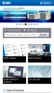How smcworld.com looks like on a mobile device such as an iPhone.