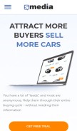 How smedia.ca looks like on a mobile device such as an iPhone.