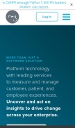How smg.com looks like on a mobile device such as an iPhone.
