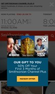 How smithsonianchannel.com looks like on a mobile device such as an iPhone.