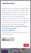 How smmgrowth.in looks like on a mobile device such as an iPhone.