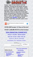 How smokstak.com looks like on a mobile device such as an iPhone.