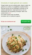 How smulweb.nl looks like on a mobile device such as an iPhone.