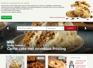 How smulweb.nl looks like on a tablet such as an iPad.