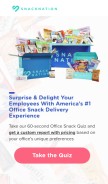 How snacknation.com looks like on a mobile device such as an iPhone.