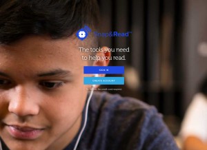How snapandread.com looks like on a tablet such as an iPad.