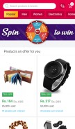 How snapdeal.com looks like on a mobile device such as an iPhone.