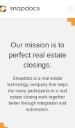 How snapdocs.com looks like on a mobile device such as an iPhone.