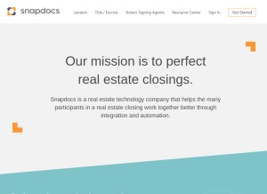 How snapdocs.com looks like on a tablet such as an iPad.