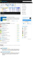 How snapfiles.com looks like on a mobile device such as an iPhone.