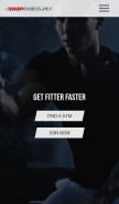 How snapfitness.com looks like on a mobile device such as an iPhone.