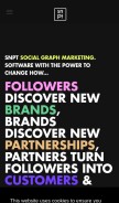 How snapppt.com looks like on a mobile device such as an iPhone.