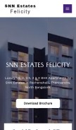 How snnsestatesfelicity.in looks like on a mobile device such as an iPhone.