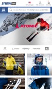 How snowinn.com looks like on a mobile device such as an iPhone.
