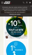 How snowleader.com looks like on a mobile device such as an iPhone.