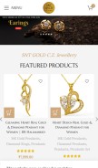 How sntgold.in looks like on a mobile device such as an iPhone.