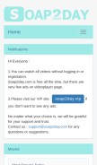 How soap2day.com looks like on a mobile device such as an iPhone.