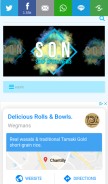 How soapoperanews.net looks like on a mobile device such as an iPhone.