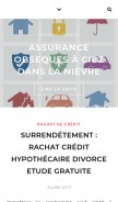 How socialcapital-foundation.org looks like on a mobile device such as an iPhone.