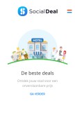 How socialdeal.nl looks like on a mobile device such as an iPhone.