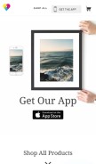 How socialprintstudio.com looks like on a mobile device such as an iPhone.