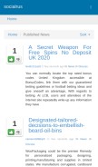 How socialrus.com looks like on a mobile device such as an iPhone.