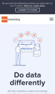 How socialtwist.com looks like on a mobile device such as an iPhone.